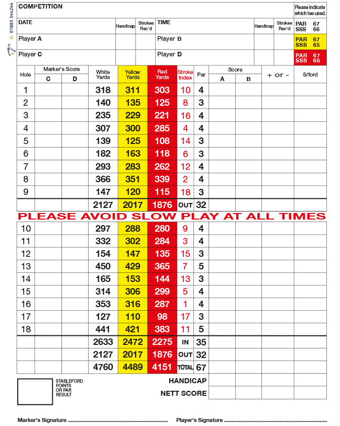 Golf Course Ferndown Forest Golf Course